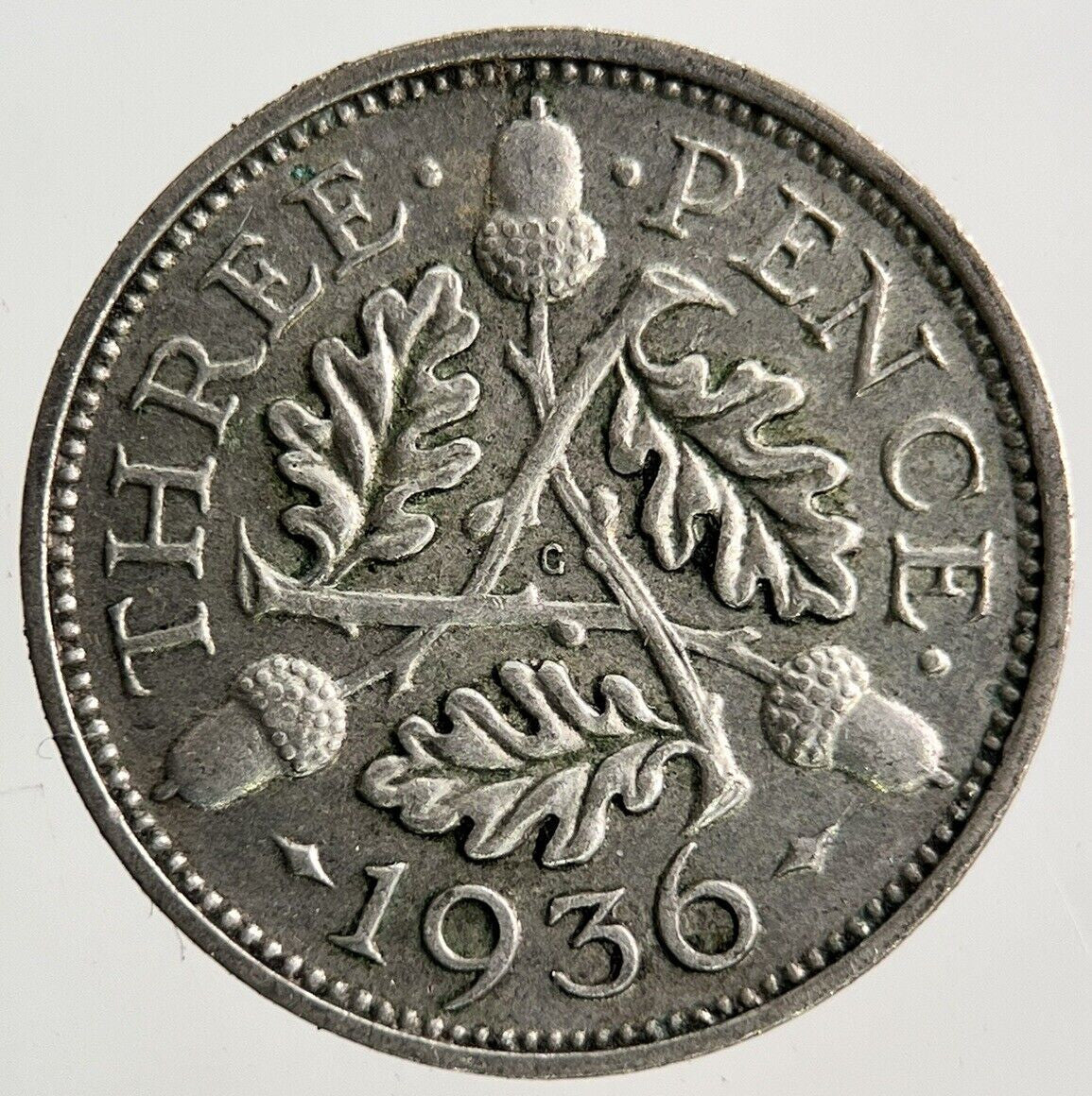 1936 George V Threepence Silver Coin | Very High Grade