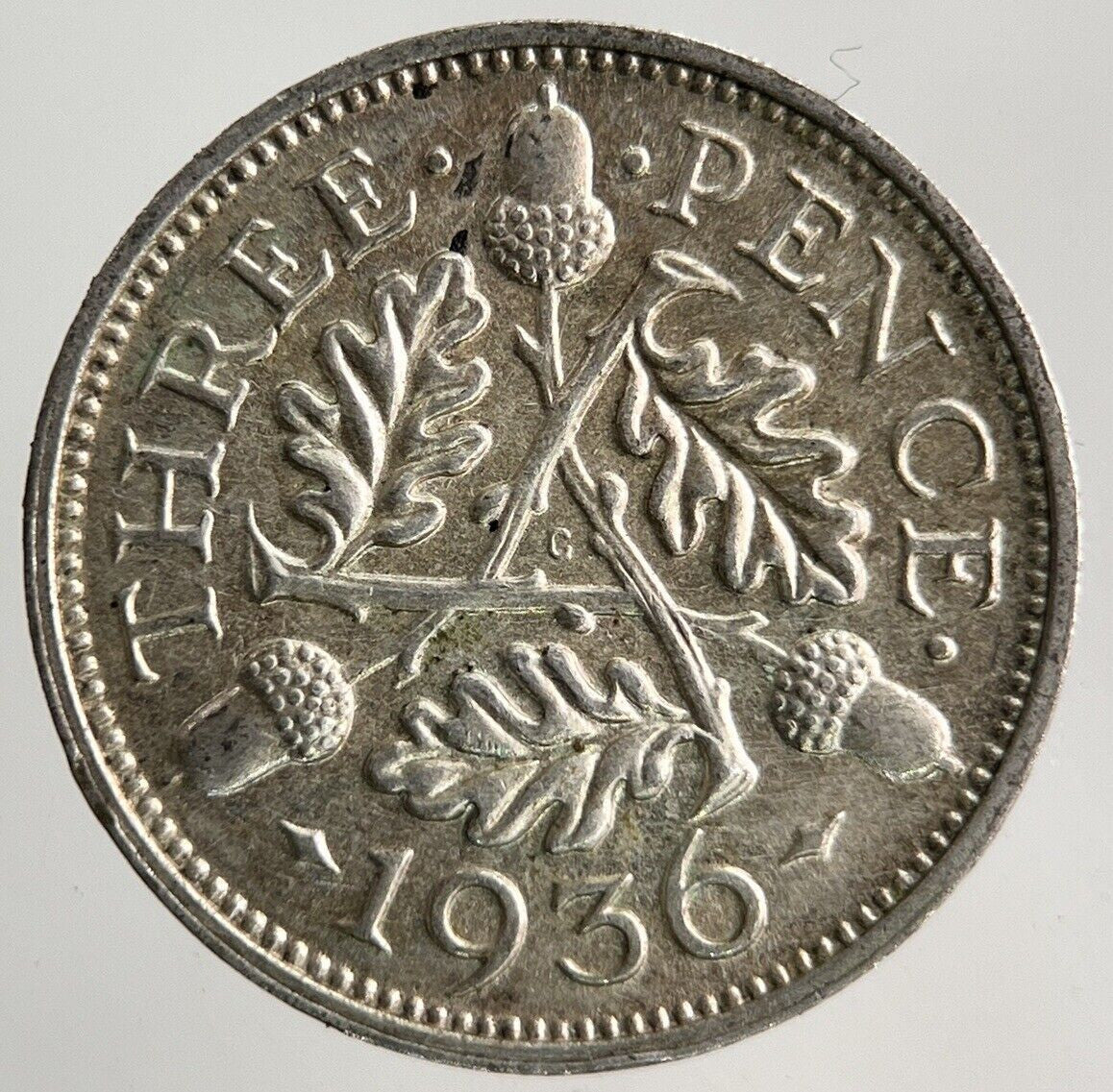 1936 George V Threepence Silver Coin | Very High Grade