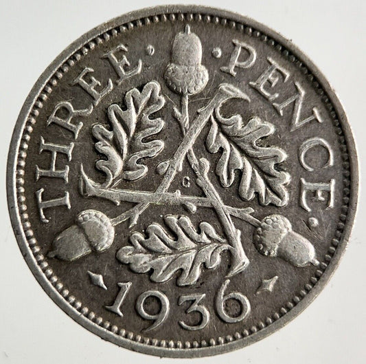 1936 George V Threepence Silver Coin | Collectable Grade