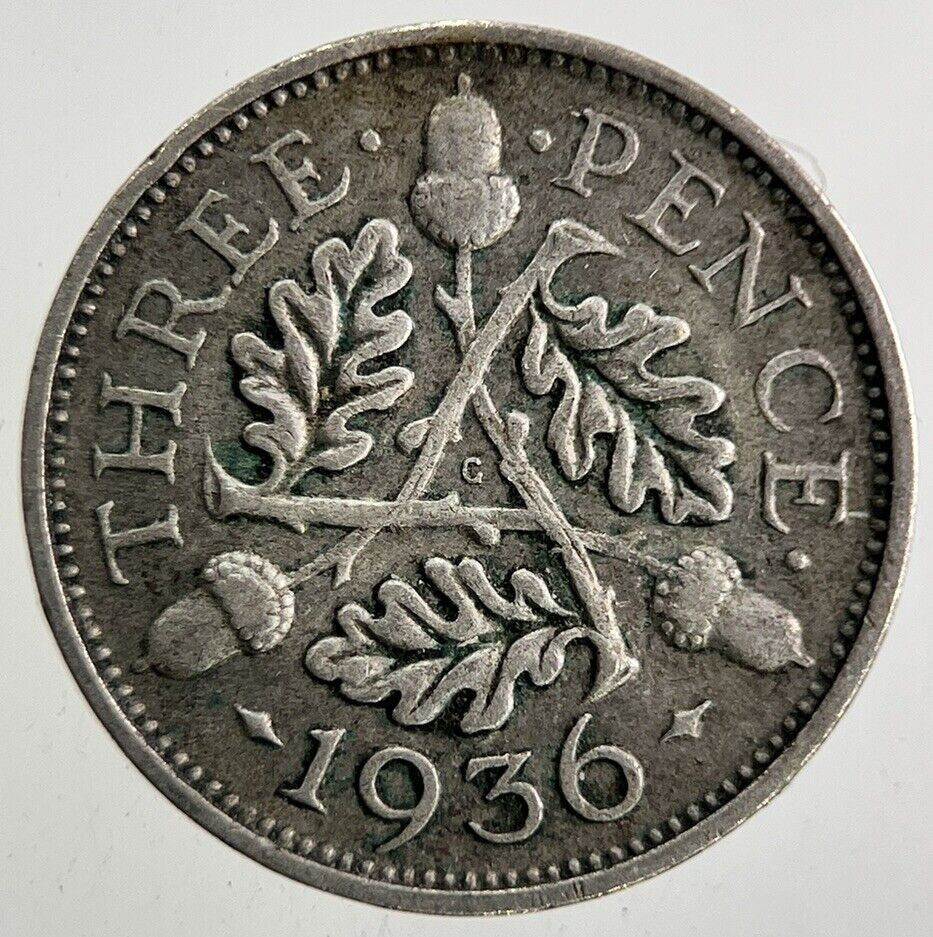 1936 George V Threepence Silver Coin | Collectable Grade