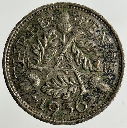 1936 George V Threepence Silver Coin | Collectable Grade