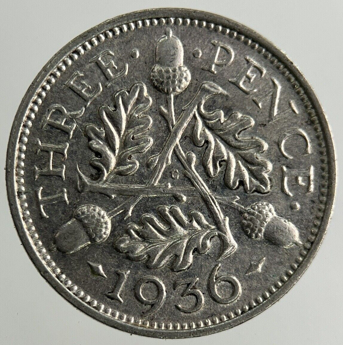 1936 George V Threepence Silver Coin | Very High Grade