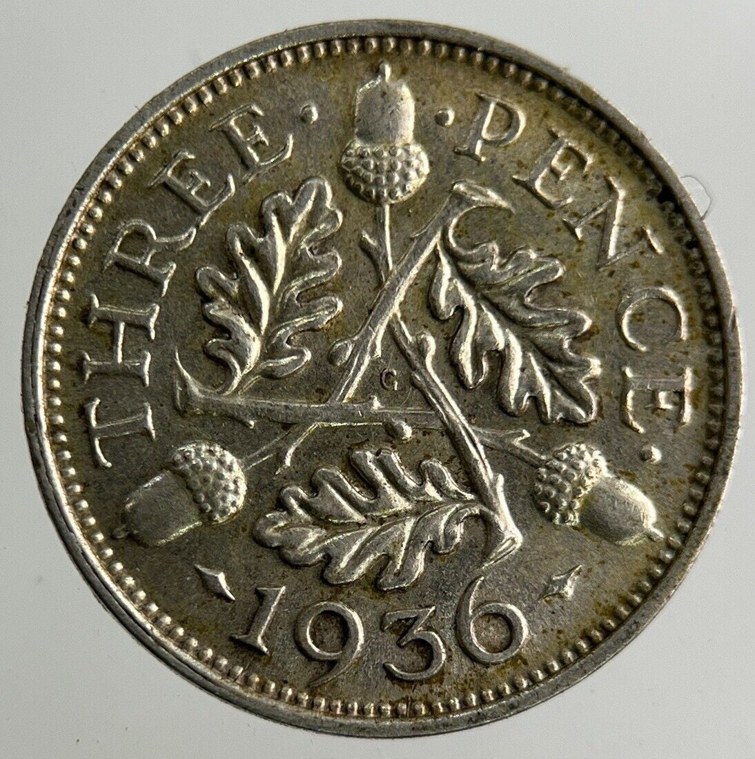 1936 George V Threepence Silver Coin | Very High Grade