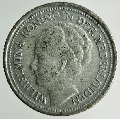 1936 Netherlands 10 Cents Silver Coin | Collectable Grade