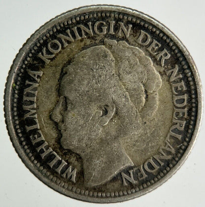 1936 Netherlands 10 Cents Silver Coin | Collectable Grade