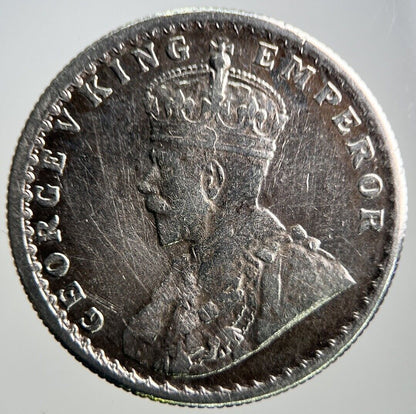 1936 India 1/2 Half Rupee Silver Coin | Fine Collectable Grade | a4089