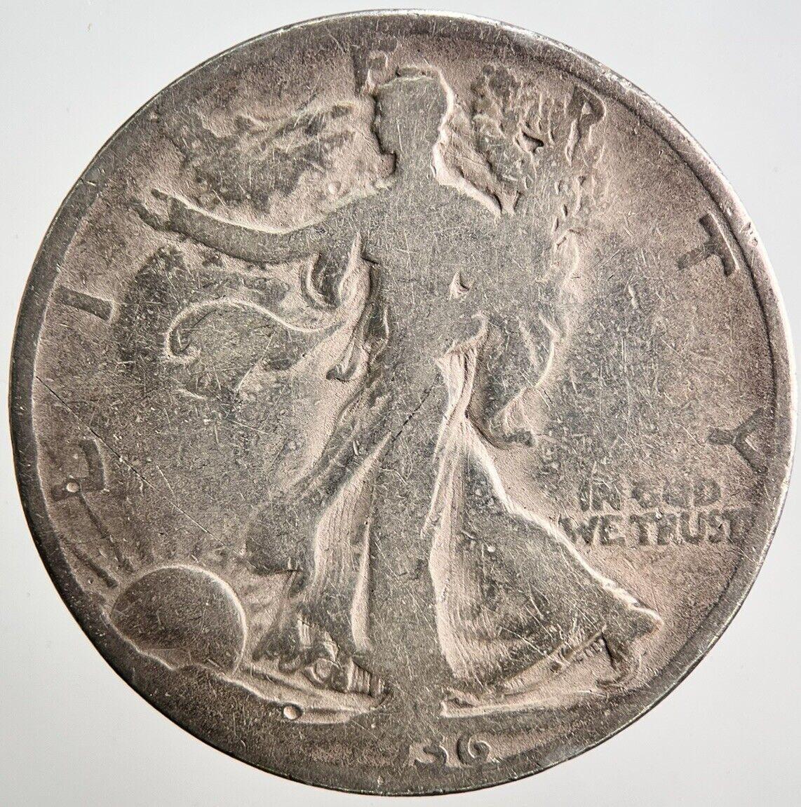 1936 US Half-Dollar Walking Liberty Silver Coin | Fair Grade | a1151