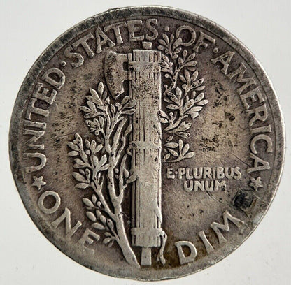 1936 US USA Mercury Dime Silver Coin | Fine Collectable Grade