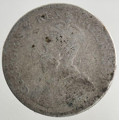 1936 South Africa Threepence Silver Coin | Fair Grade