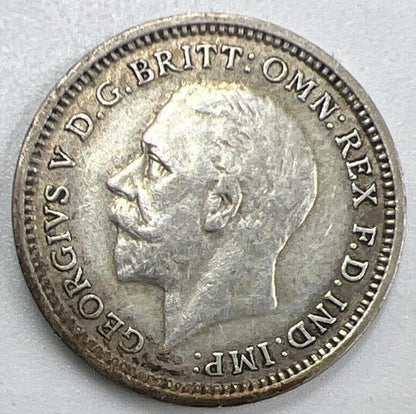 1936 Threepence | British Silver Coin | George V | Fine Collectable Grade | a790
