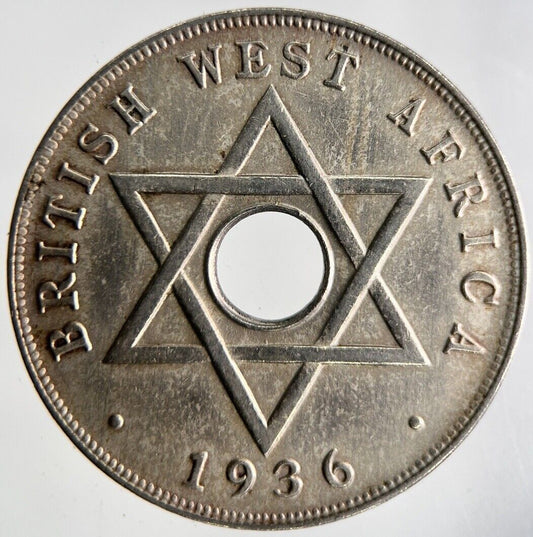 1936 West Africa One Penny Coin | Fine Collectable Grade