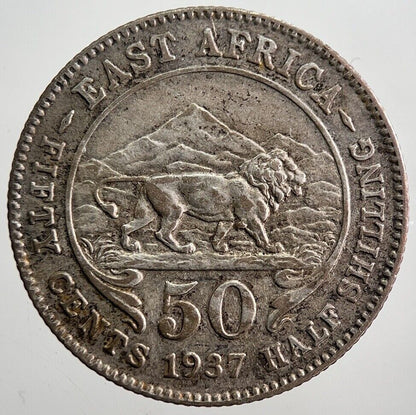 1937 East Africa 50 Cents Coin | Very High Grade | a8009
