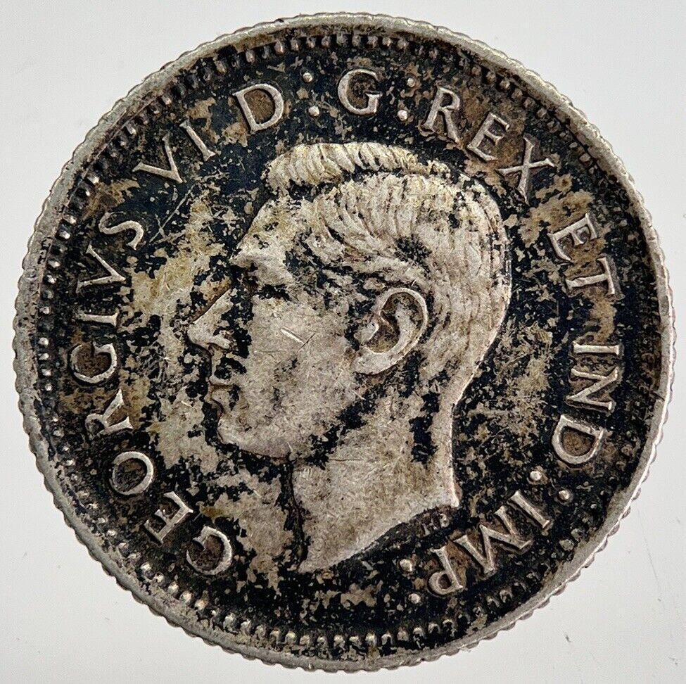 1937 Canada 10 Cents Silver Coin | Fine Collectable Grade | a8755