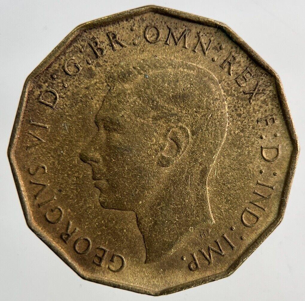 1937 George VI Brass Threepence Coin | Very High Grade