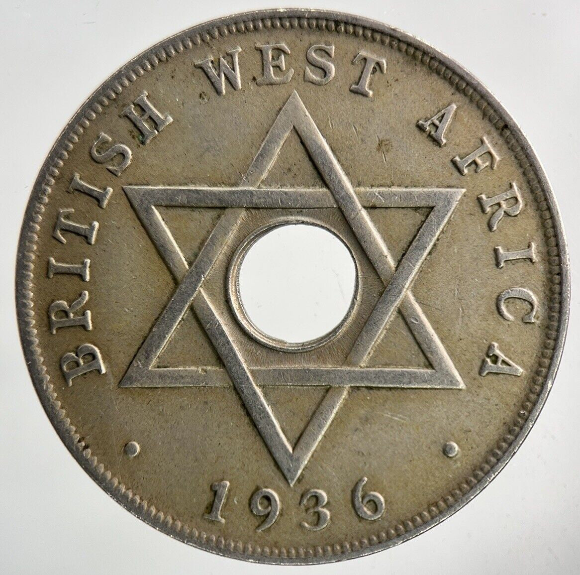 1936 West Africa One Penny Coin | Fine Collectable Grade