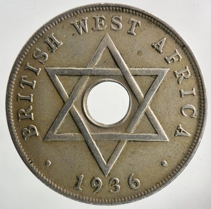 1936 West Africa One Penny Coin | Fine Collectable Grade