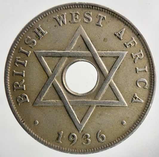 1936 West Africa One Penny Coin | Fine Collectable Grade
