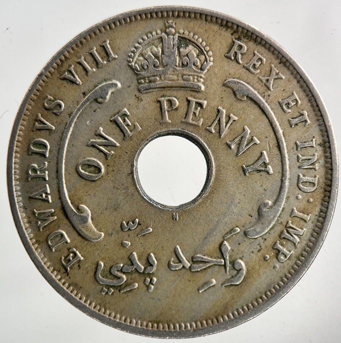 1936 West Africa One Penny Coin | Fine Collectable Grade