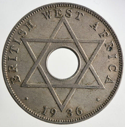 1936 West Africa Half-Penny Coin | Very High Grade