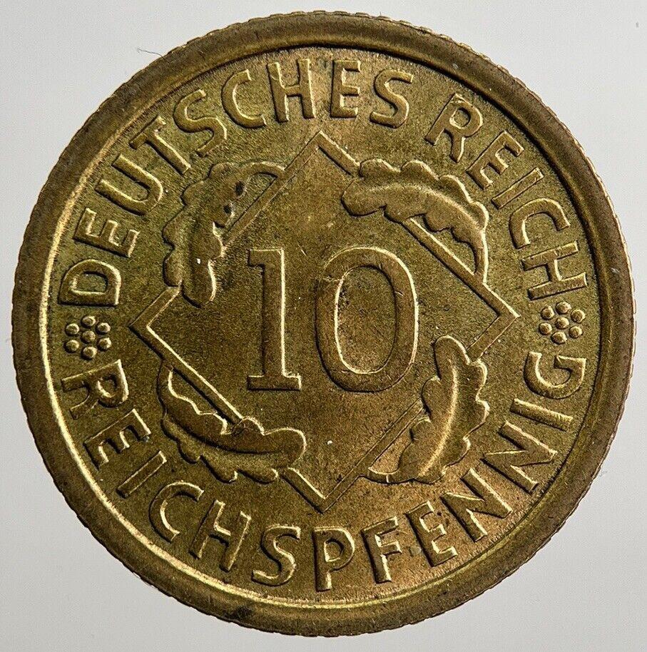 1936-A Germany 10 Pfennig Coin | Very High Grade | a3262