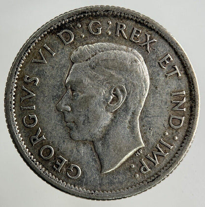 1937 Canada 25 Cents Silver Coin | Fine Collectable Grade