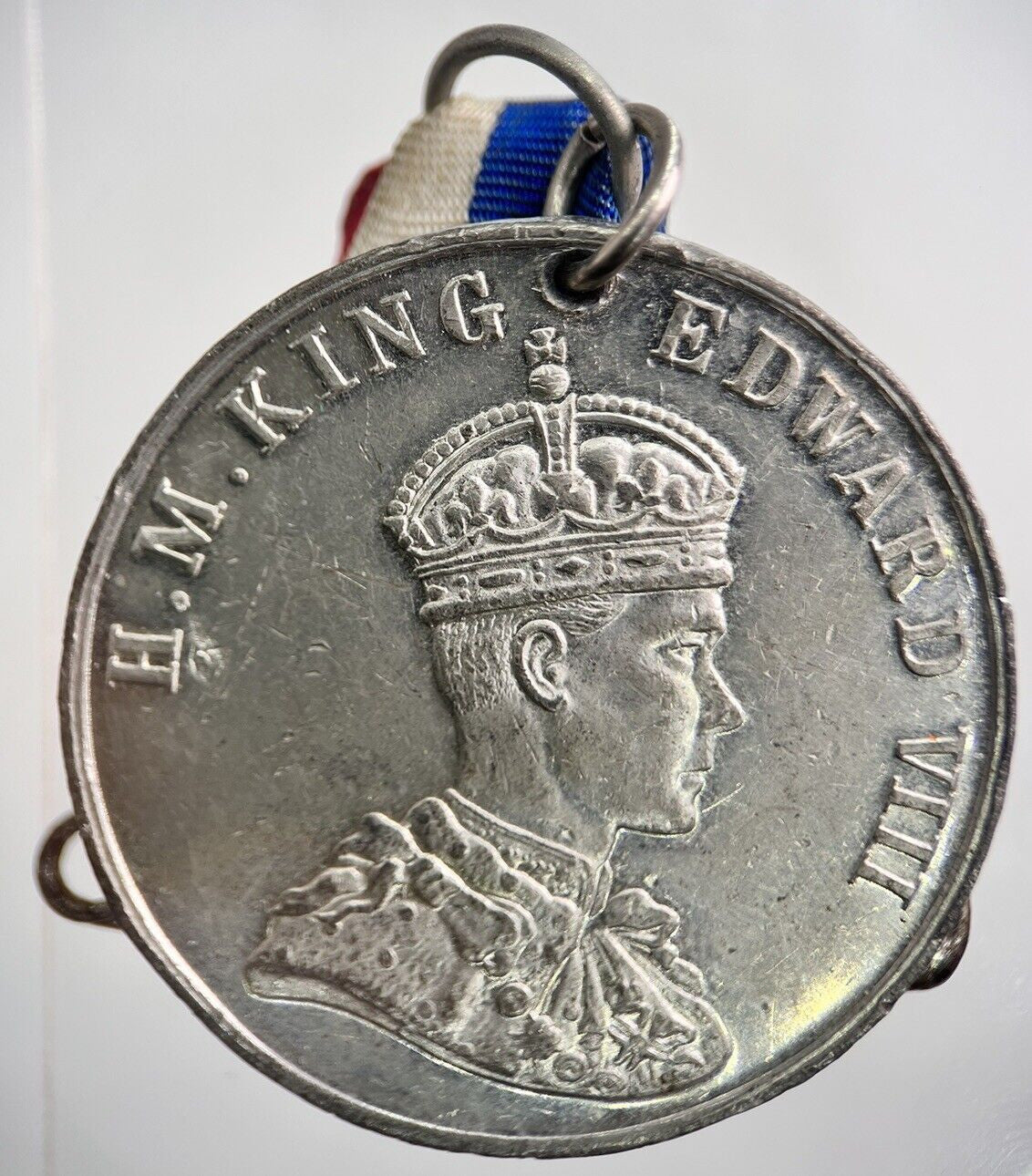 1937 Edward VII Coronation Error Medal With Ribbon | Collectable Grade | a3921