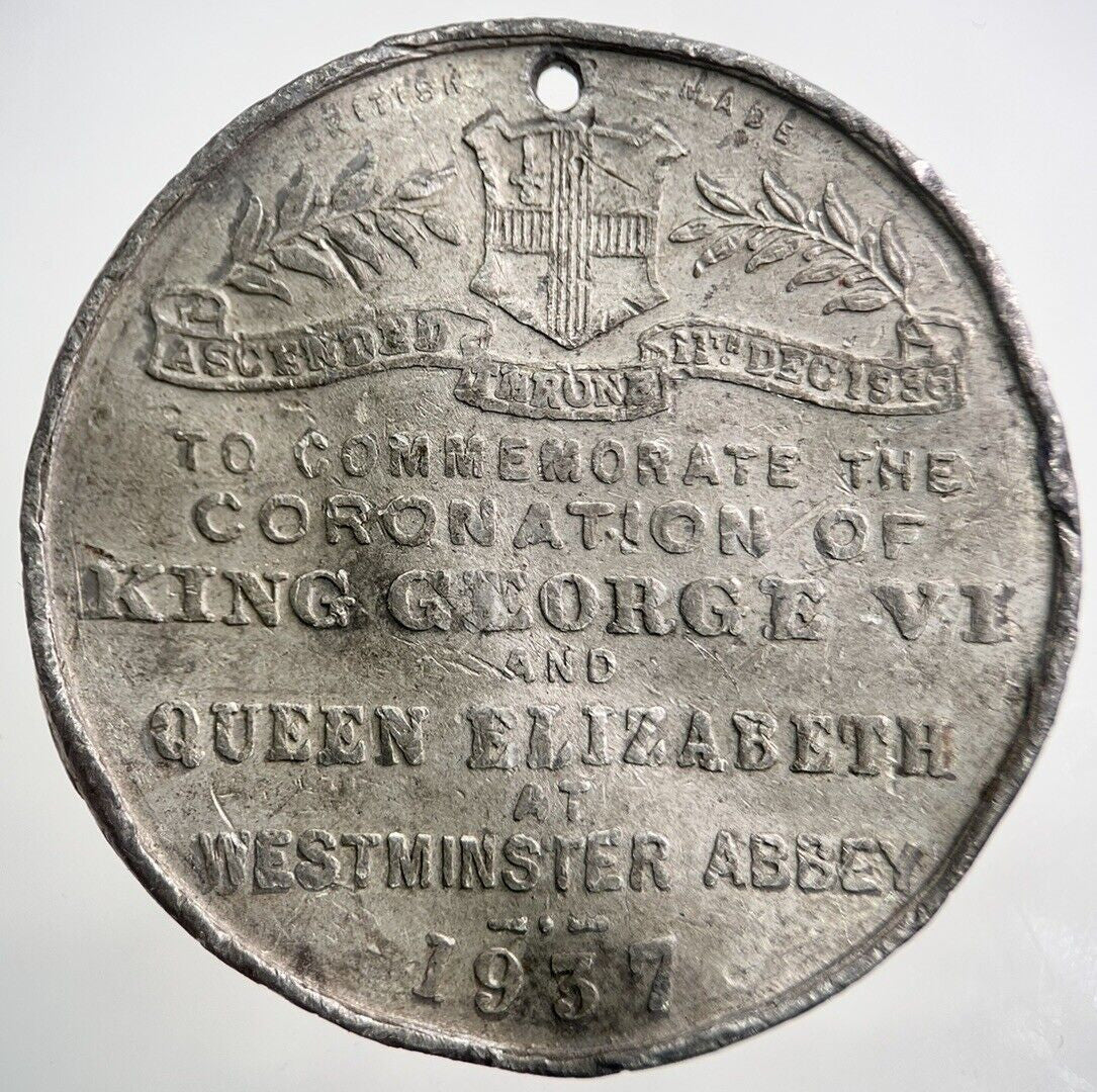 1937 George VI Coronation Medal | Collectable Grade | a4062
