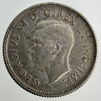 1937 Canada 25 Cents Silver Coin | Very High Grade