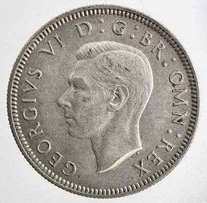1937 George VI Shilling Silver Coin | Fine Collectable Grade