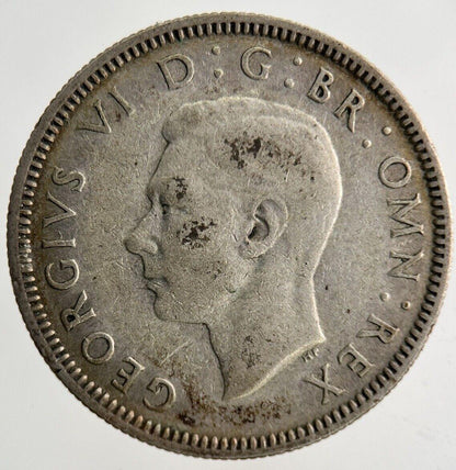 1937 George VI Shilling Silver Coin | Fine Collectable Grade