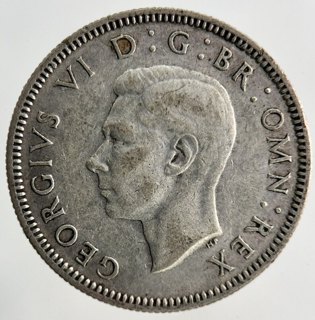 1937 George VI Shilling Silver Coin | Fine Collectable Grade