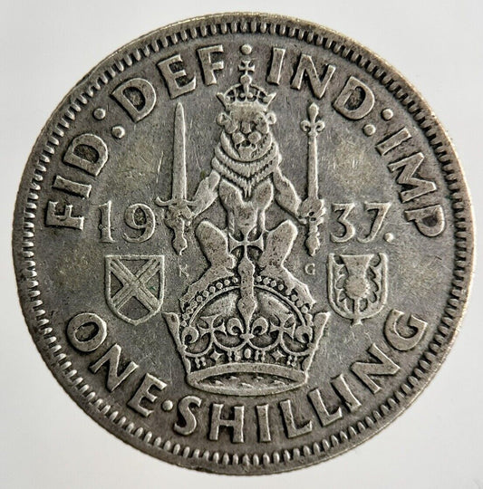 1937 George VI Shilling Silver Coin | Collectable Grade