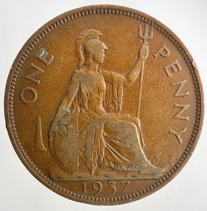 1937 George VI One Penny Coin | Collectable Grade