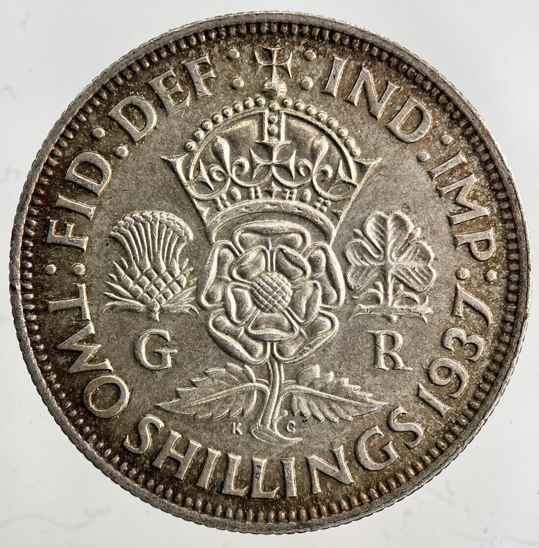 1937 George VI Florin Silver Coin | Very High Grade