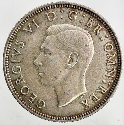 1937 George VI Florin Silver Coin | Very High Grade