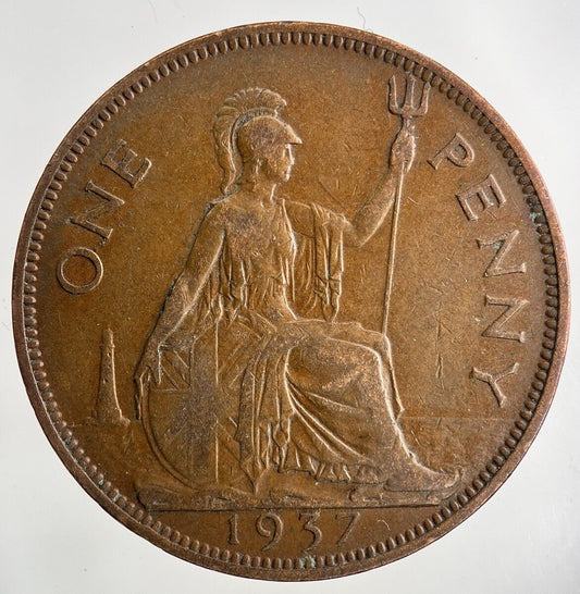 1937 George VI One Penny Coin | Fine Collectable Grade