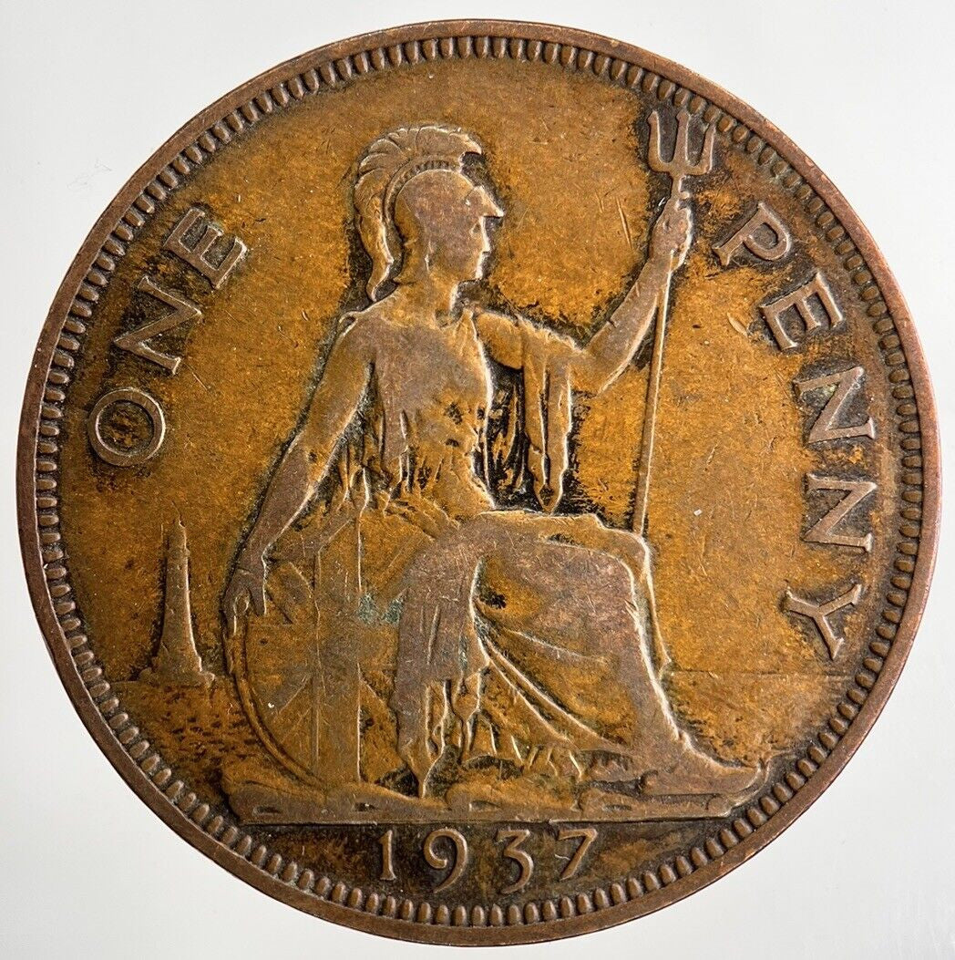 1937 George VI One Penny Coin | Fine Collectable Grade