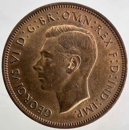 1937 George VI Penny Coin | Very High Grade