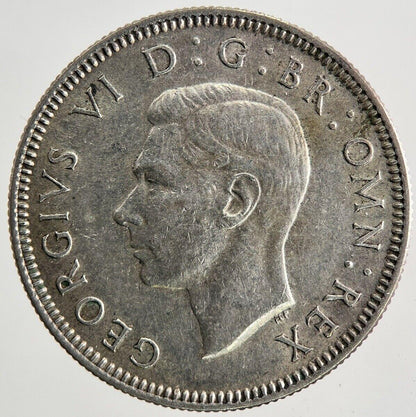 1937 George VI One Shilling Silver Coin | Very High Grade