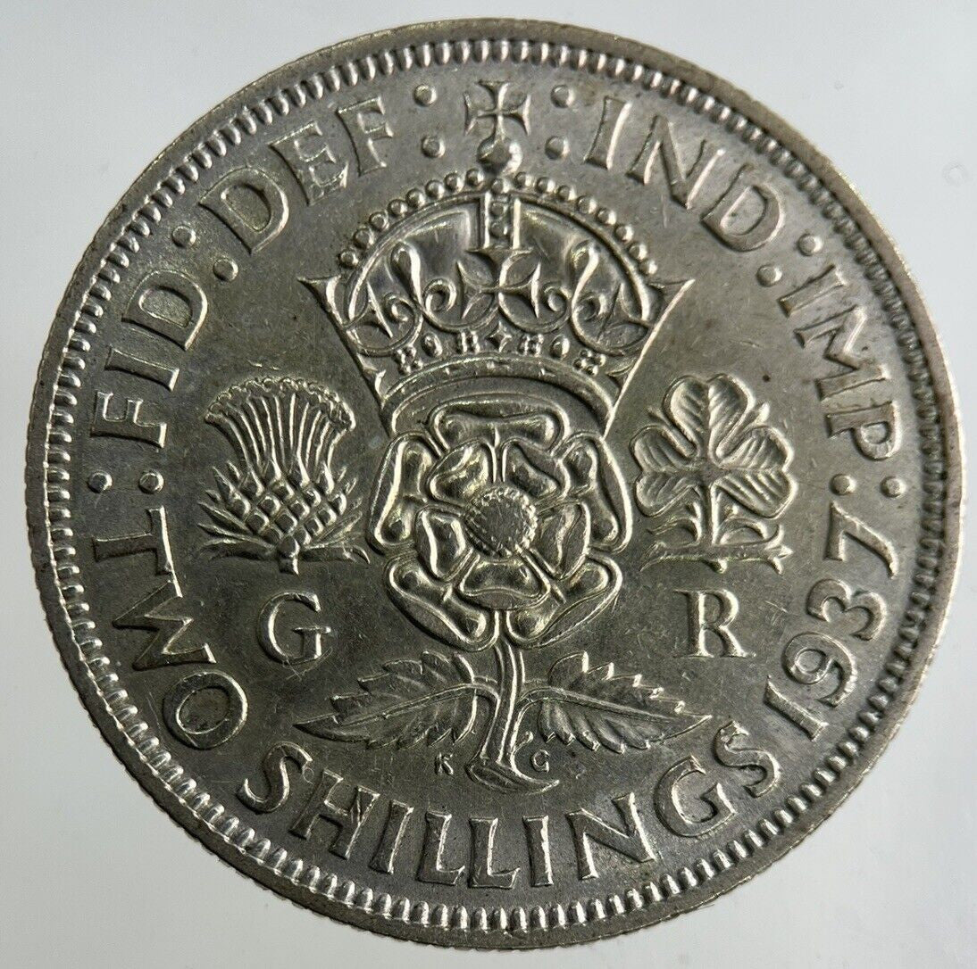 1937 George VI Florin Silver Coin | Fine Collectable Grade