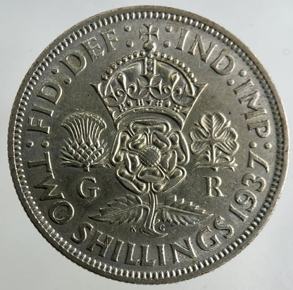 1937 George VI Florin Silver Coin | Fine Collectable Grade