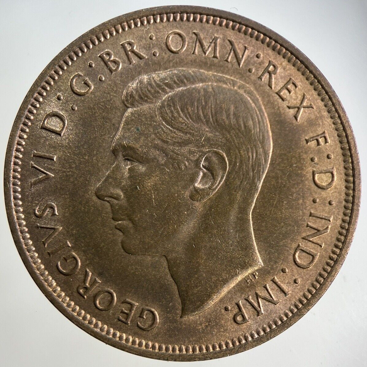 1937 George VI One Penny Coin | Very Fine Grade