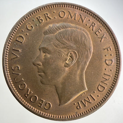 1937 George VI One Penny Coin | Very Fine Grade