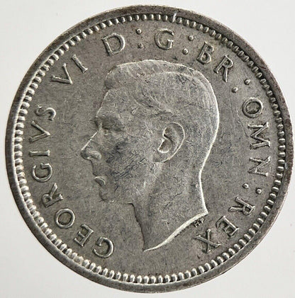 1937 George VI Threepence Silver Coin | Fine Collectable Grade
