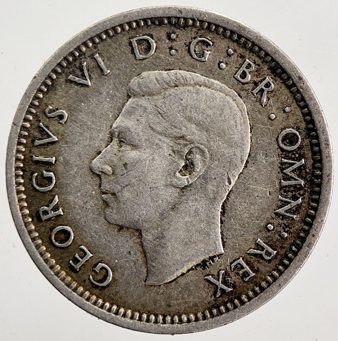 1937 George VI Threepence Silver Coin | Fine Collectable Grade | a5861