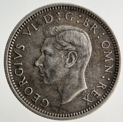 1937 George VI Sixpence Silver Coin | Fine Collectable Grade
