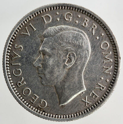 1937 George VI Sixpence Silver Coin | Fine Collectable Grade