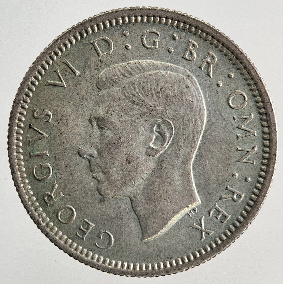 1937 George VI Sixpence Silver Coin | Very High Grade