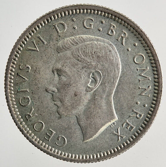 1937 George VI Sixpence Silver Coin | Very High Grade