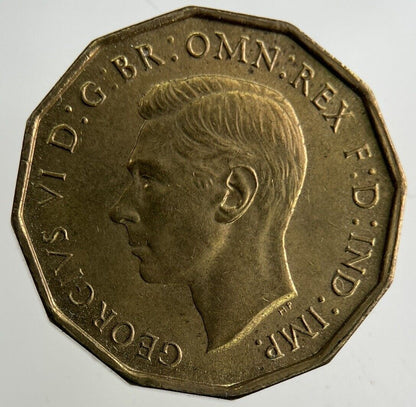 1937 George VI Threepence Coin | Very High Grade